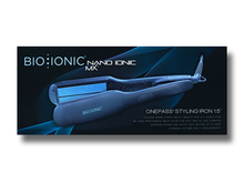 Load image into Gallery viewer, Bio Ionic Straightening Iron One Pass 1.5 Black